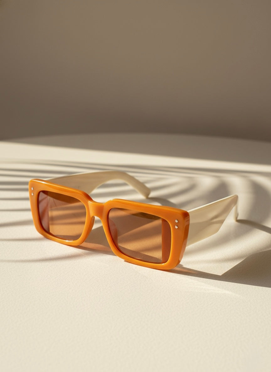 Orange Retro Shades (Unisex)