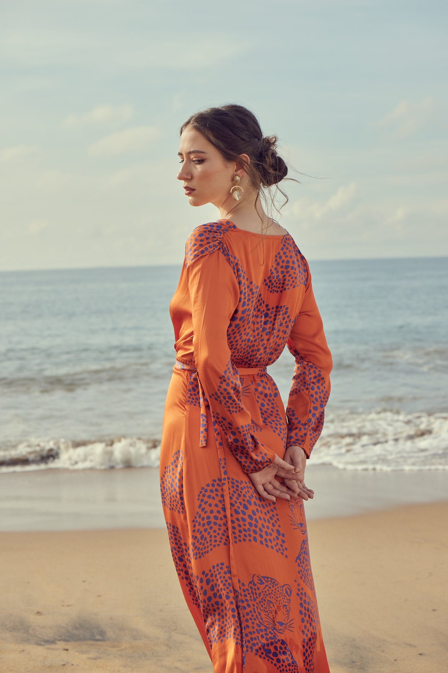 Sunlit Prowl Wrap Dress