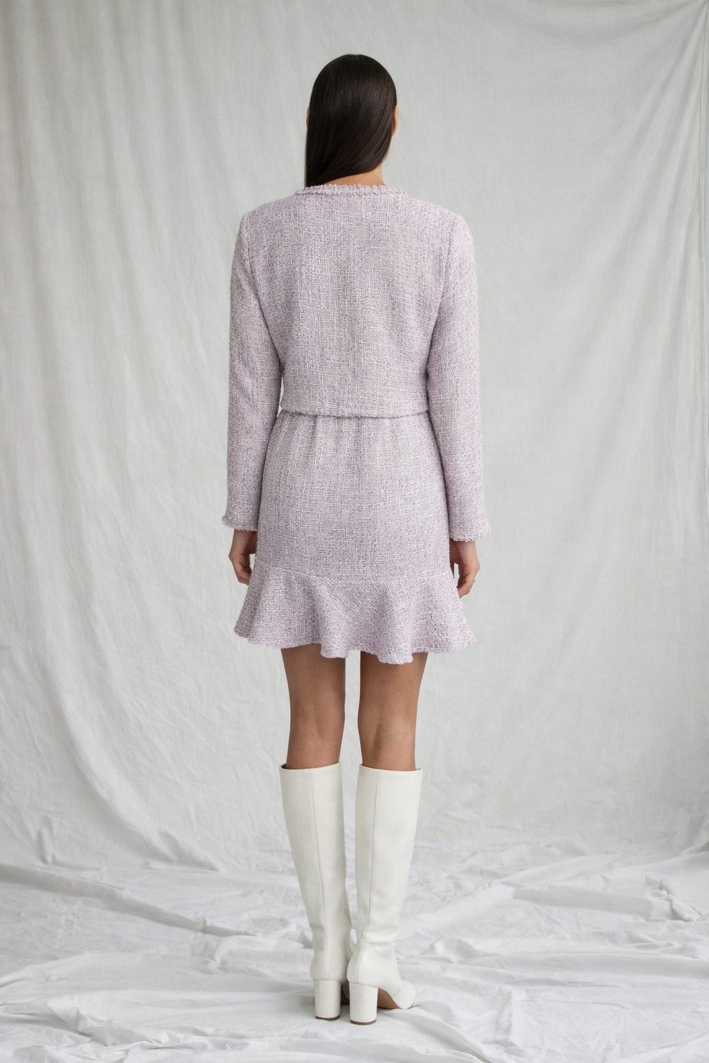 Lilac Tweed Co-ord Set