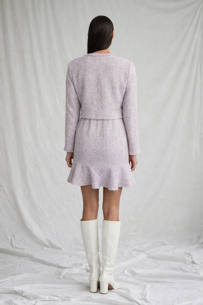 Lilac Tweed Co-ord Set