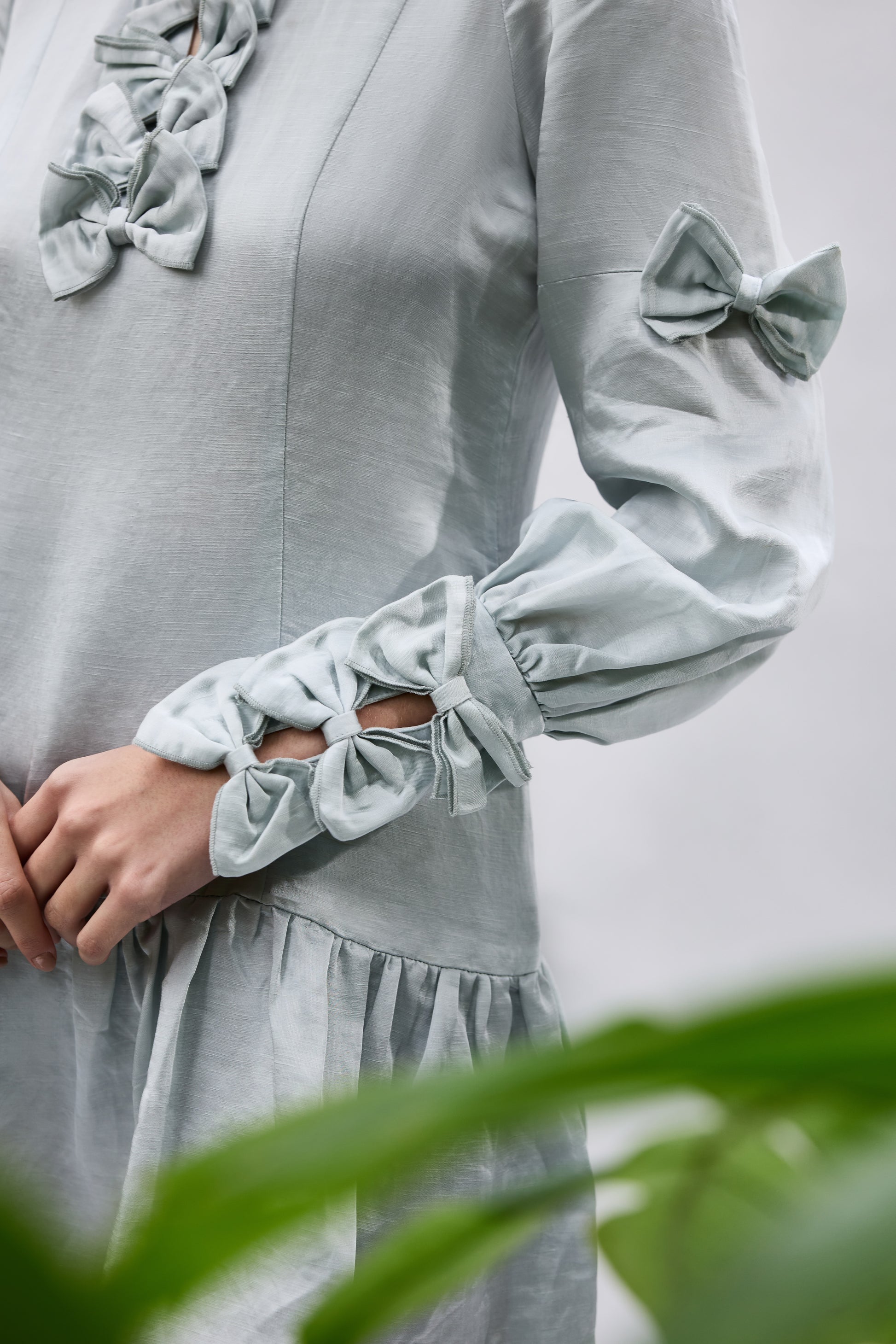 Small Bows detailing, Comfortable cute dress, Timeless Dress
