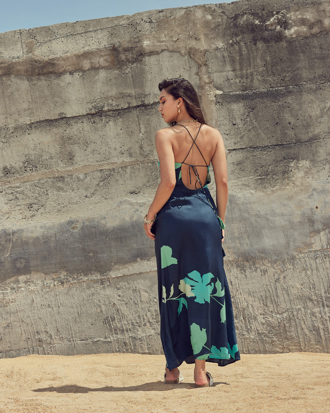 Turquoise Bloom Maxi